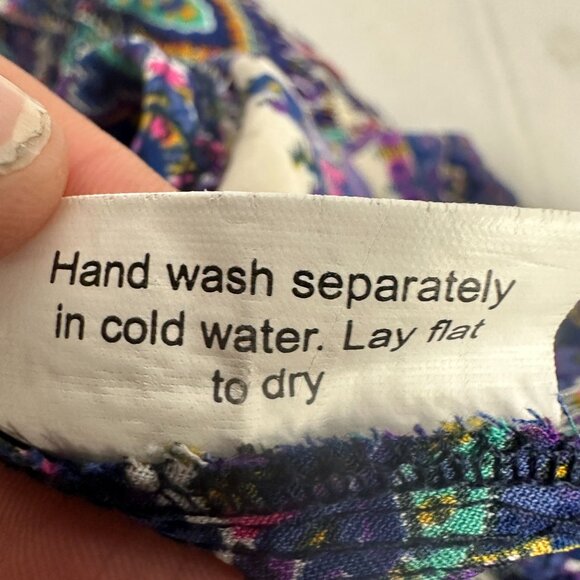 Earthbound Trading Co Womens Bohemian Print Dress Size Large Polyester - Picture 5 of 5